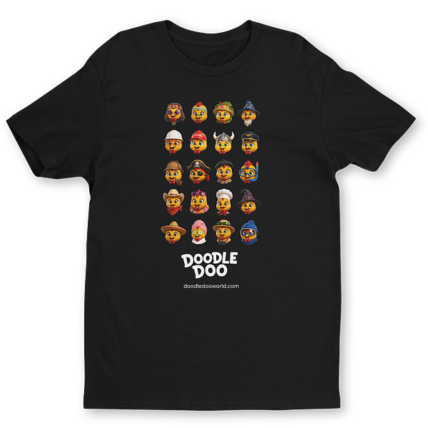 Doodle Doo Character Headshot Shirt